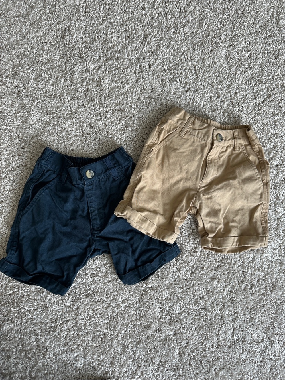 Rugged Butts Toddler Shorts Bundle- Navy and Khaki
